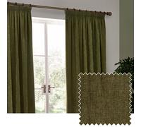 Yard Chenille Fully Lined Pencil Pleat Curtain - 229x229cm