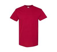 Heavy Cotton 100% Cotton Tshirt (G500), (Cardinal Red), XL