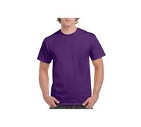 Heavy Cotton 100% Cotton Tshirt (G500), Purple, Medium