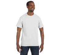 Heavy Cotton 100% Cotton Tshirt (G500), (White, Large
