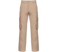 Heavy Cotton Canvas Trousers Multi Pocket Cargos by Kariban