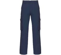 Heavy Cotton Canvas Trousers Multi Pocket Cargos by Kariban