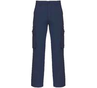 Heavy Cotton Canvas Trousers Multi Pocket Cargos by Kariban