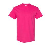Heavy Cotton Short Sleeve T-Shirt (Pack Of 5) Gildan Pink XL