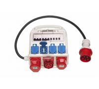 Heavy Current Building Site Distribution Board 4 X 230V, 2 X 400V 16A, 1 32A