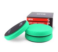 Heavy Cut Pad, 3Pc 5 Inch/6 InchBuffing Polishing Pads for 125mm/150mm Backing Plate Compound Buffing Sponge for Car Buffer Polisher Compounding, Polishing and Waxing (6.5inch, Green)