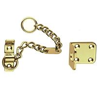 Heavy Door Chain, Polished Brass