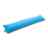 Heavy Door Draught Excluder 92 x 20 cm Draft Stopper Snake Window Insulation Energy Saver Wind Blocker Hallway Seal Large Guard Washable Polyester Cover with Hollowfibre Fill (Light Blue)