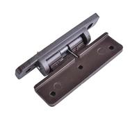 Heavy Door Hinge 4pcs Plastic Spring Hinge Hidden Flat Loaded Hinge for Wardrobe Cupboard Cabinet Door Joint Connector Furniture Hardware