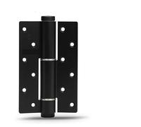 Heavy Door Hinge 7 Inches Self Close Buffer Hydraulic Invisible Door Automatic Hinge(Black)