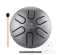 Heavy Drum | 6-Note Steel Tongue Drum - 3 Inch Tank Drum Kit Hand Pan Drum Percussion Instrument for Musical Education Beginners