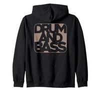 Heavy Drum n Bass Jungle T-Shirt | Underground DNB DJ Raver Zip Hoodie
