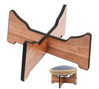 Heavy Drum Stand, Heavy Drum Holder, Drum Rack Wooden Instrument Stand | Handpan Employee Stabilizer, Heavy Duty Drum Holders, Percussion Instrument Holder for Drum, Steelz