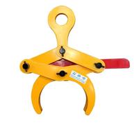 Heavy Du 1 3 Ton Round Steel Pipe Lifting Clamp Adjuble J 2" 9.4" Rustproof Alloy Steel for Horizontal Lifting of Solid Pipes & Tubes Cement Lifting Tool