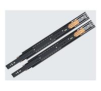Heavy Du 10 Inch Der Slides Full Soft Close Runners Push to Open Ball Bearing Der Rails Black h Ideal for Kitchen & Fur