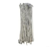 Heavy Du 11 Gau Aluminum Fence Ties 10 Inch Length Pack of 100 Rust Resistant Wire for Securing Chain Link Fences Garden Pet Kennel Farm Use Easy Installat