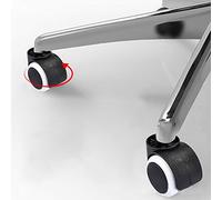 Heavy Du 2 Inch Swivel Caster Wheels 5 Pack Universal Rolling Castors for Office Chairs Fur & Easy Moving Smooth li & SKD88 BCL