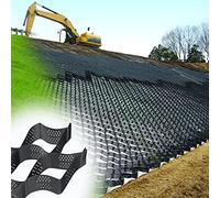 Heavy Du 2 Inch Thick Kiesgitter for Landscaping o Grid Driveway Stabilizer Foldable Earth Block Gravel Grid Size: 1 x 4 m 3.28 x 13.12 ft