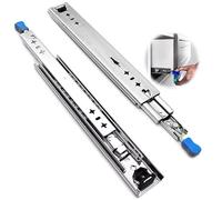 Heavy Du 20 Inch Der Slides 3 Fold Ball Bearing Runners for Smooth Side Mount Locking Mechanism Catible with 20 to 60 Inch Ders 1 Pair