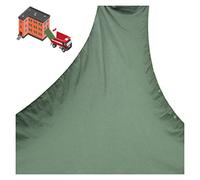 Heavy-Du 2x8m Green Canvas C Handling Chute, 100kg Capaci, Abras Resistant with Grommets, Ideal for Roof Unloading & Warehouse s