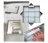 Heavy Du 41" x 41" Invisible Manhole Cover Adjustable Access Lid for Industrial Use Perfect for Wastewater Treatment and Applicats