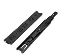 Heavy Du 45mm Der Runners (2 Pack) 600mm Ball Bearing Slides for & De 45kg Load Capaci Silent Smooth Black h