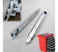 Heavy Du 500mm Full Exteon Der Slides Industrial Ball Bearing Side Mount Rails with Lock 1 Pair Der Guide Kit for Smooth Sliding Act