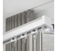 Heavy-Du ain Track, Invisible Ceiling Rail, Aluminium ain Rod for Smooth Gliding, Ideal for Home & Office, Easy Inllat, Space-Saving Design