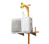 Heavy Du Air Conditing Lifting C & Tools 15M Manual Winch with Adjustable Height C Bracket for Easy Outdoor AC Installat