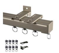 Heavy Du Aluminum ain Track SystemVersatile Ceiling & Wall Rail for ains Room Dividers Shower ains& Easy to Install Alloy Track for Home & Office Use