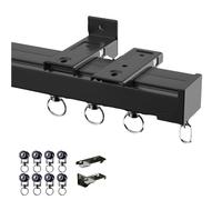 Heavy Du Aluminum ain TrackVersatile Ceiling & Wall System for ains Room Dividers & Shower ainsAlloy Rail for Smooth Silent