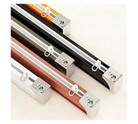 Heavy Du Aluminum Ceiling ain Track SetRoom Divider Rail for Living Room Hotel Classrooms Wall/Ceiling MountQuiet Roller Shower Rod 280cm/9.2ft (2x140cm)