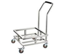 Heavy Du Barrel Dolly Cart with Casters Rolling Pail Stand Wine Barrel Base Trash Can Roller Base Car Washing Bucket e Fryer Grease Bucket Mover Water Bottle Jug Caddy