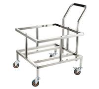 Heavy Du Barrel Dolly Cart with Casters Rolling Pail Stand Wine Barrel Base Trash Can Roller Base Car Washing Bucket e Fryer Grease Bucket Mover Water Bottle Jug Caddy