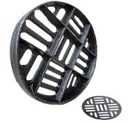 Heavy Du Cast Iron Outdoor Drain Grate Cover - 12in, 14in, 18in, 22in, 24in - Yard Trench Drain Strainer for Garden Catch Basin Solut (45x3cm/17.7x1.2in)