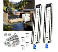 Heavy Du Der Slide Locking System Full Exteon 600mm (24in) 220kg Capaci Ball Bearing Rails Includes Screws Ideal for 1400 2000mm Widths Blue h