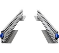 Heavy Du Der Slide Rails 800mm (32 inches) 250kg Load Ball Bearings Entry Exit Locking System Left & Right Mounting for Floor Inllat