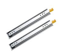 Heavy Du Der Slides 1 Pair 250LB Full Exteon Ball Bearing Side Mount with Lock for Tool Box Ders 400mm/16inch Smooth Glide & Performance