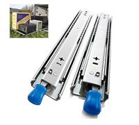 Heavy Du Der Slides 2 Pcs Locking Sliding Rail Full Easy to Install Secure Fix 400mm 650mm 900mm 1300mm Der Glides with Lock