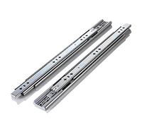 Heavy Du Der Slides 500mm Push to Open Metal Ball Bearings Soft Close Der Runners for Kitchen CABI Cupboard Replacement Slide Rails