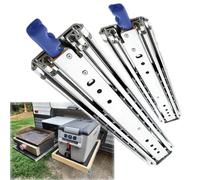 Heavy Du Der Slides 5m Width 120kg Load Capaci 300 1000mm Lengths Ball Bearing 1 Pair Locking Models Smooth Mot for Kitchen Ga and STO Soluts