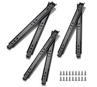 Heavy Du Der Slides 8 20in 6pcs Teles Ball Bearing Runners Side Mount for Office & Cabinet Black Guide Rails 500mm