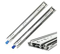 Heavy-Du Der Slides with Lock - 2pcs Full Exteon Guide Rails, 300mm to 1400mm, 120kg Load Capaci, Smooth Sliding Mechanism for Heavy Ders