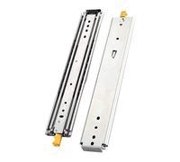 Heavy-Du Der Slides with Lock, Full 500lb Capaci, Metal Glides, 1 Pair Quiet Roller Der Guides for Fur STO Soluts