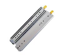 Heavy Du Der Slides with Soft Close Mechanism, 38 Inch Full Side Rails with Ball Bearings and Locking Feature, Ideal for Industrial Applicats