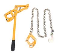 Heavy Du Electric Chain Fence Strainer Tool for Farm Repair - 2200lb Capaci, Catible with Plain & Barbed Wire, Ideal for Farmers & Homeowners, Steel Design
