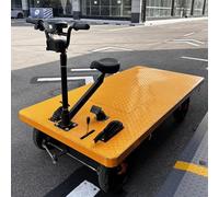 Heavy Du Electric Ga Platform Truck - Rolling Flatbed Cart Dolly for Easy Industrial Load Transportat Perfect for Ga Warehouse Moving & Delivery Ta
