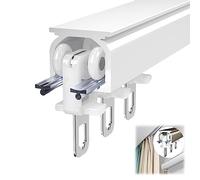 Heavy-Du - Flexible Ceiling or Wall Mount Rails for ains & Room Dividers - Easy to Install Ideal for Home & Office