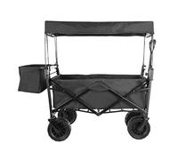 Heavy Du Folding Garden Trolley Cart with Canopy Portable Shopping n for La 100kg 10.5in Wheels Ideal for Outdoor & Travel