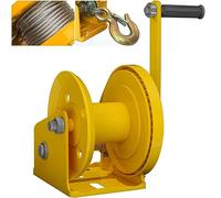 Heavy-Du Hand Winch with Alloy Steel Hook & Wire Rope for Boats Trailers and Lifting Needs - Ultimate gth & Reliabili